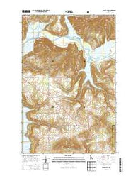Black Lake Idaho Current topographic map, 1:24000 scale, 7.5 X 7.5 Minute, Year 2014