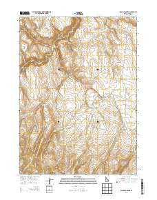 Black Leg Creek Idaho Current topographic map, 1:24000 scale, 7.5 X 7.5 Minute, Year 2013