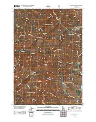 Black Mountain Idaho Historical topographic map, 1:24000 scale, 7.5 X 7.5 Minute, Year 2011