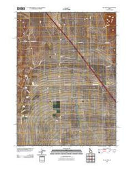 Black Pine Idaho Historical topographic map, 1:24000 scale, 7.5 X 7.5 Minute, Year 2010