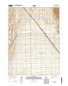 Black Pine Idaho Current topographic map, 1:24000 scale, 7.5 X 7.5 Minute, Year 2013