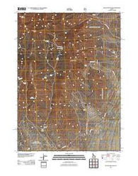 Black Pine Peak Idaho Historical topographic map, 1:24000 scale, 7.5 X 7.5 Minute, Year 2011