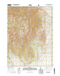 Black Pine Peak Idaho Current topographic map, 1:24000 scale, 7.5 X 7.5 Minute, Year 2013