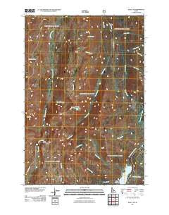 Black Tip Idaho Historical topographic map, 1:24000 scale, 7.5 X 7.5 Minute, Year 2011