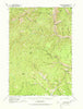 Blackbird Mtn Idaho Historical topographic map, 1:62500 scale, 15 X 15 Minute, Year 1950