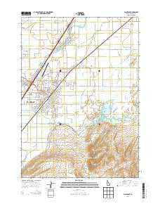 Blackfoot Idaho Current topographic map, 1:24000 scale, 7.5 X 7.5 Minute, Year 2013