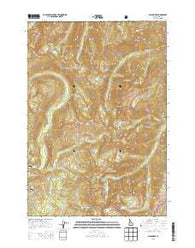 Blackmare Idaho Current topographic map, 1:24000 scale, 7.5 X 7.5 Minute, Year 2013