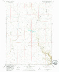 Blackstone Reservoir Idaho Historical topographic map, 1:24000 scale, 7.5 X 7.5 Minute, Year 1979