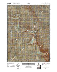 Blackstone Reservoir Idaho Historical topographic map, 1:24000 scale, 7.5 X 7.5 Minute, Year 2010