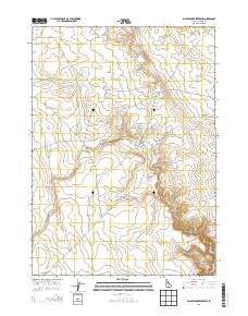 Blackstone Reservoir Idaho Current topographic map, 1:24000 scale, 7.5 X 7.5 Minute, Year 2013