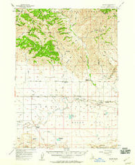Blaine Idaho Historical topographic map, 1:62500 scale, 15 X 15 Minute, Year 1957