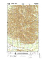Blanchard Idaho Current topographic map, 1:24000 scale, 7.5 X 7.5 Minute, Year 2013