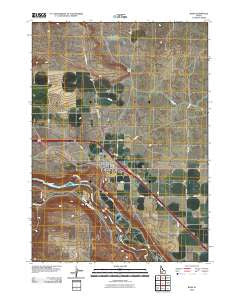Bliss Idaho Historical topographic map, 1:24000 scale, 7.5 X 7.5 Minute, Year 2010
