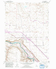 Bliss Idaho Historical topographic map, 1:24000 scale, 7.5 X 7.5 Minute, Year 1949