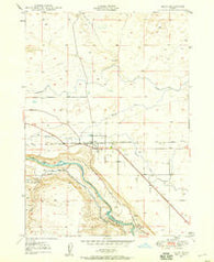 Bliss Idaho Historical topographic map, 1:24000 scale, 7.5 X 7.5 Minute, Year 1949