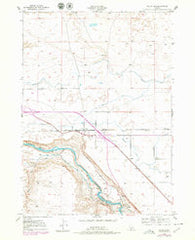 Bliss Idaho Historical topographic map, 1:24000 scale, 7.5 X 7.5 Minute, Year 1949