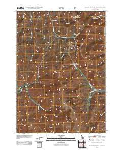 Blizzard Mountain North Idaho Historical topographic map, 1:24000 scale, 7.5 X 7.5 Minute, Year 2011