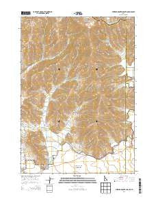 Blizzard Mountain South Idaho Current topographic map, 1:24000 scale, 7.5 X 7.5 Minute, Year 2013