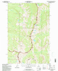 Blodgett Mountain Idaho Historical topographic map, 1:24000 scale, 7.5 X 7.5 Minute, Year 1994