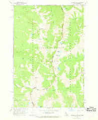 Blodgett Mtn Idaho Historical topographic map, 1:24000 scale, 7.5 X 7.5 Minute, Year 1966