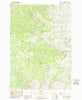 Blowfly Creek Idaho Historical topographic map, 1:24000 scale, 7.5 X 7.5 Minute, Year 1989