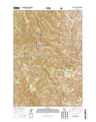 Blowfly Creek Idaho Current topographic map, 1:24000 scale, 7.5 X 7.5 Minute, Year 2013
