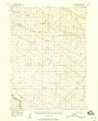 Blue Butte Idaho Historical topographic map, 1:62500 scale, 15 X 15 Minute, Year 1956