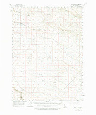 Blue Butte Idaho Historical topographic map, 1:62500 scale, 15 X 15 Minute, Year 1956