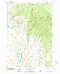 Blue Creek Reservoir Idaho Historical topographic map, 1:24000 scale, 7.5 X 7.5 Minute, Year 1965