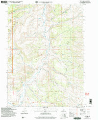 Blue Hill Idaho Historical topographic map, 1:24000 scale, 7.5 X 7.5 Minute, Year 2001