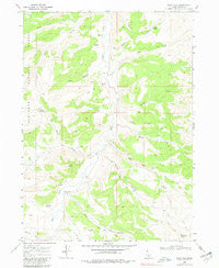 Blue Hill Idaho Historical topographic map, 1:24000 scale, 7.5 X 7.5 Minute, Year 1968
