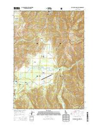 Blue Bunch Mountain Idaho Current topographic map, 1:24000 scale, 7.5 X 7.5 Minute, Year 2013