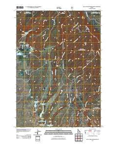 Blue Creek Reservoir Idaho Historical topographic map, 1:24000 scale, 7.5 X 7.5 Minute, Year 2011