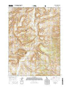 Blue Hill Idaho Current topographic map, 1:24000 scale, 7.5 X 7.5 Minute, Year 2013