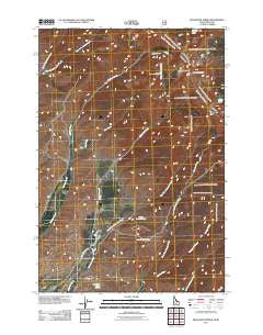 Bohannon Spring Idaho Historical topographic map, 1:24000 scale, 7.5 X 7.5 Minute, Year 2011