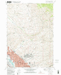 Boise North Idaho Historical topographic map, 1:24000 scale, 7.5 X 7.5 Minute, Year 1972