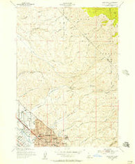 Boise North Idaho Historical topographic map, 1:24000 scale, 7.5 X 7.5 Minute, Year 1954