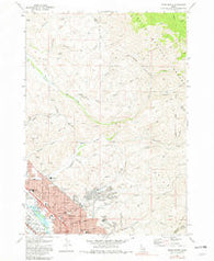 Boise North Idaho Historical topographic map, 1:24000 scale, 7.5 X 7.5 Minute, Year 1972