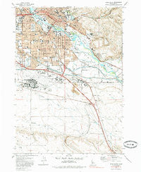 Boise South Idaho Historical topographic map, 1:24000 scale, 7.5 X 7.5 Minute, Year 1972