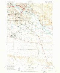 Boise South Idaho Historical topographic map, 1:24000 scale, 7.5 X 7.5 Minute, Year 1954