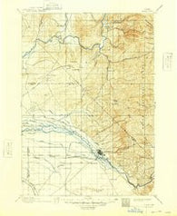 Boise Idaho Historical topographic map, 1:125000 scale, 30 X 30 Minute, Year 1897