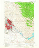 Boise Idaho Historical topographic map, 1:62500 scale, 15 X 15 Minute, Year 1954