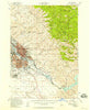 Boise Idaho Historical topographic map, 1:62500 scale, 15 X 15 Minute, Year 1954