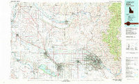 Boise Idaho Historical topographic map, 1:100000 scale, 30 X 60 Minute, Year 1981