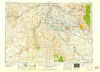 Boise Idaho Historical topographic map, 1:250000 scale, 1 X 2 Degree, Year 1958