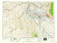Boise Idaho Historical topographic map, 1:250000 scale, 1 X 2 Degree, Year 1962