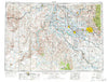 Boise Idaho Historical topographic map, 1:250000 scale, 1 X 2 Degree, Year 1955