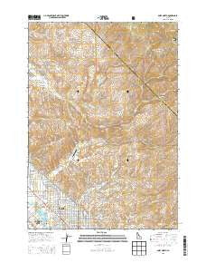 Boise North Idaho Current topographic map, 1:24000 scale, 7.5 X 7.5 Minute, Year 2013