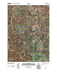 Bone Idaho Historical topographic map, 1:24000 scale, 7.5 X 7.5 Minute, Year 2010