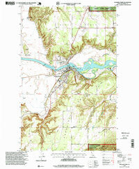 Bonners Ferry Idaho Historical topographic map, 1:24000 scale, 7.5 X 7.5 Minute, Year 1996